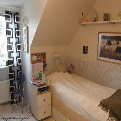 Söt tonåring flicka rum